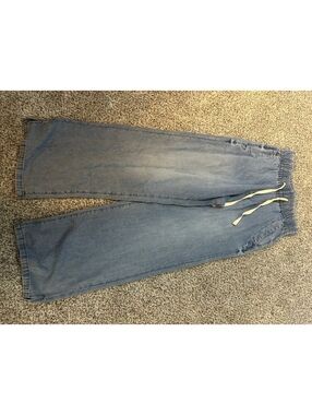 Kenzie Wide Legs Comfy Denim Pants